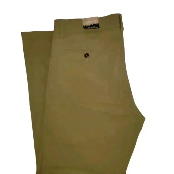 Mens Orvis Size 32×30 Khaki  Flex Pants - Picture 2 of 9